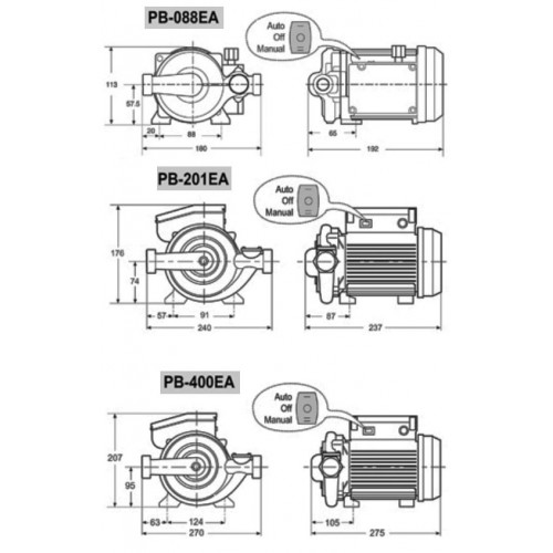 Установка повышения давления Wilo PB-088 EA