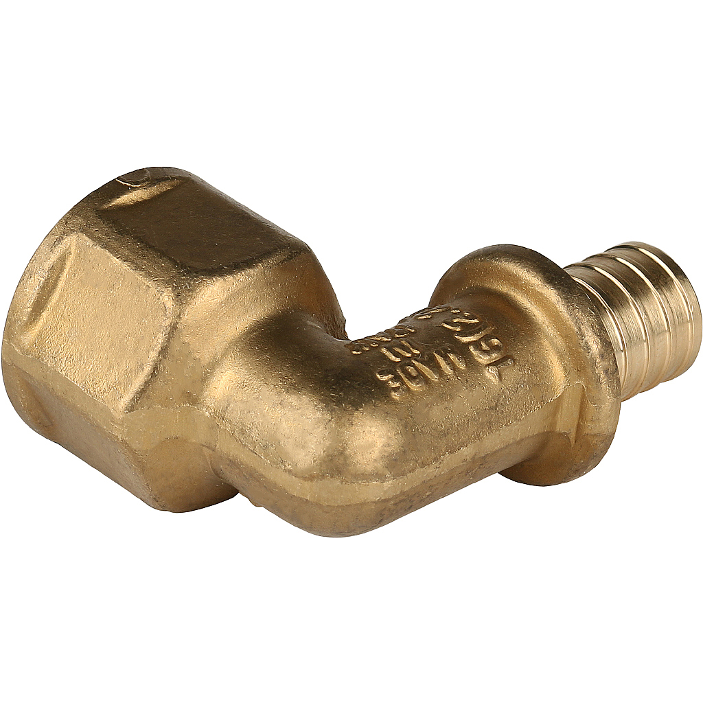 SFA-0006-001612 STOUT Угольник-переходник с внутренней резьбой 16xG 1/2" для труб из сшитого полиэтилена аксиальный