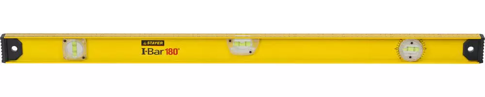 STAYER I-Bar 1000 мм двутавровый уровень, 3 глазка, линейка, 3470-100_z01