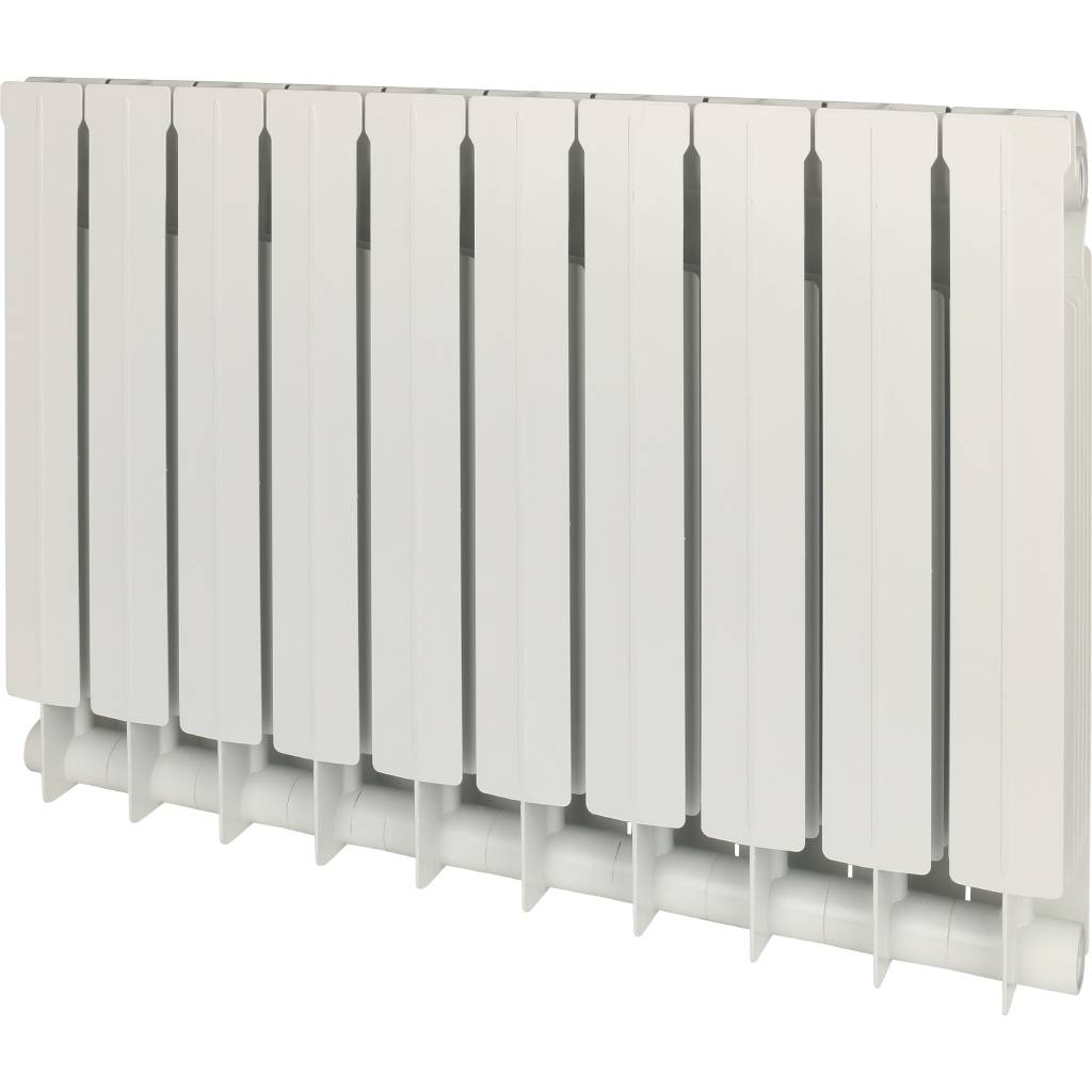 Global STYLE PLUS 500 10 секций радиатор биметаллический боковое подключение (белый RAL 9010)