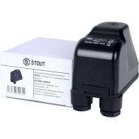 SCS-0001-000005 STOUT Реле давления для водоснабжения PM5G,  1-5 бар, 1/4", с накидной гайкой.