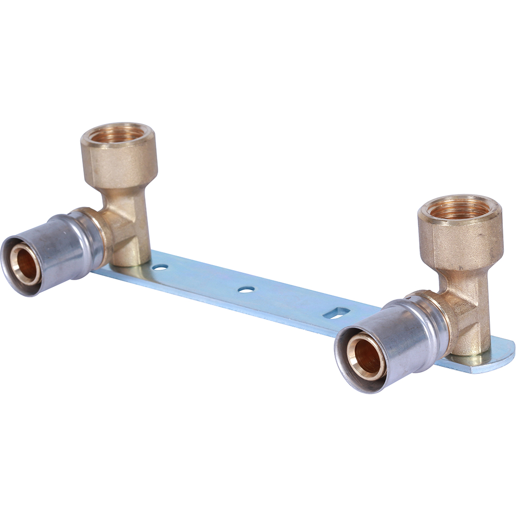 SFP-0013-001220 STOUT Настенный комплект для смесителя 1/2"x20 для металлопластиковых труб прессовой