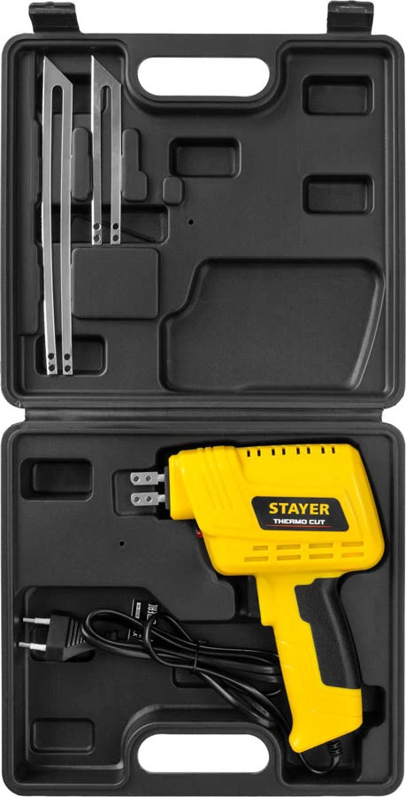 STAYER 220 В, 75Вт, 2 ножа, прибор для резки монтажной пены Thermo Cut 45255-H2