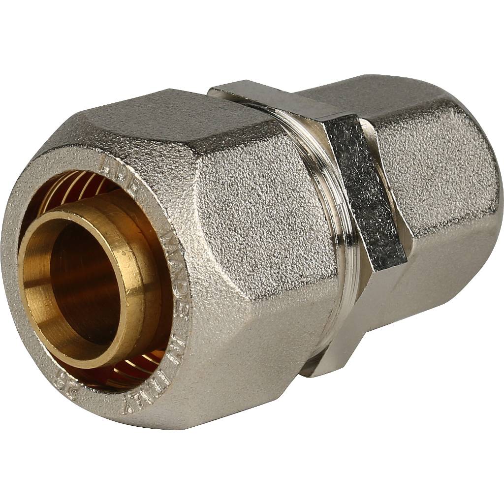 SFS-0004-002620 STOUT Муфта соединительная переходная 26x20 для металлопластиковых труб винтовой