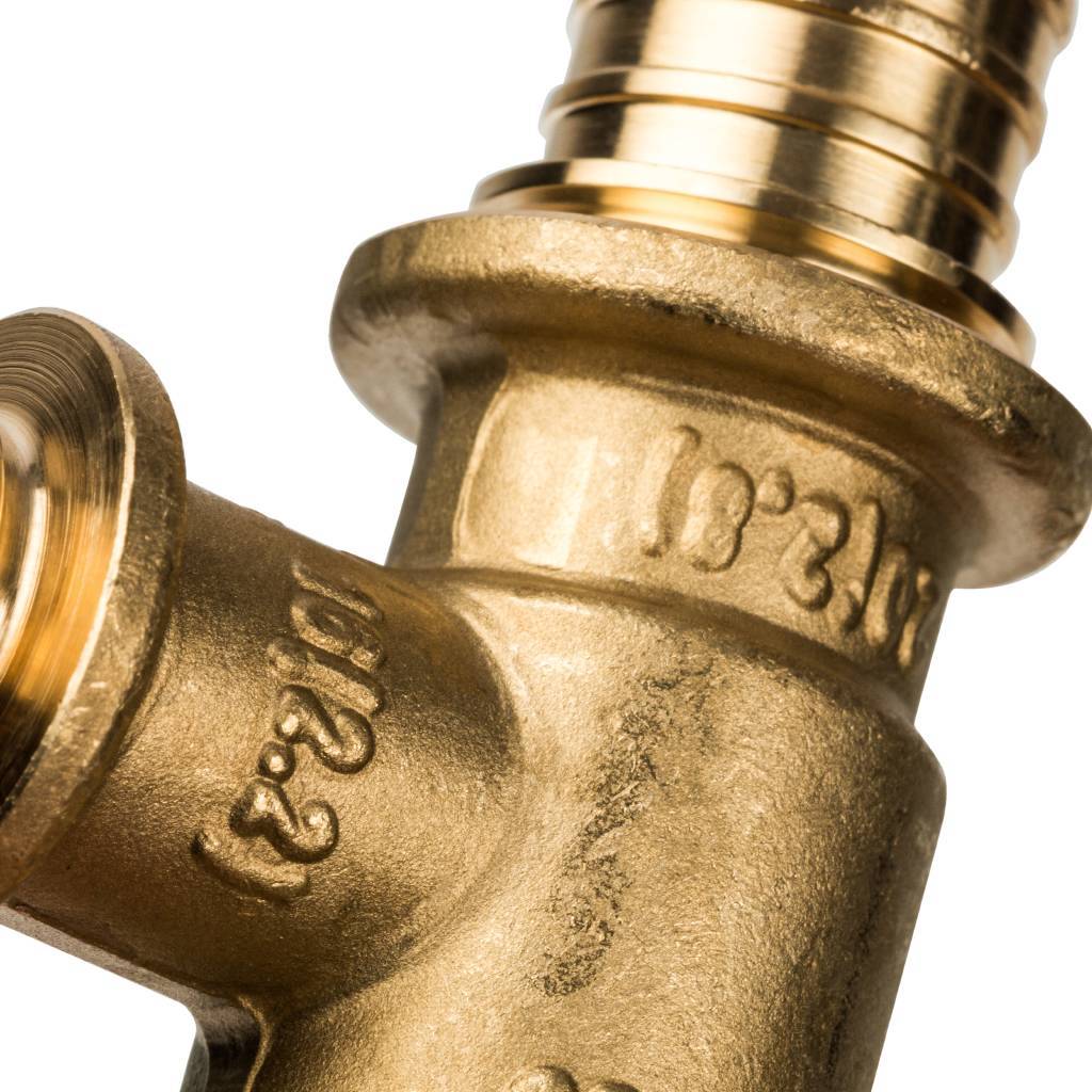 SFA-0014-251620 STOUT Тройник переходной 25x16x20 для труб из сшитого полиэтилена аксиальный