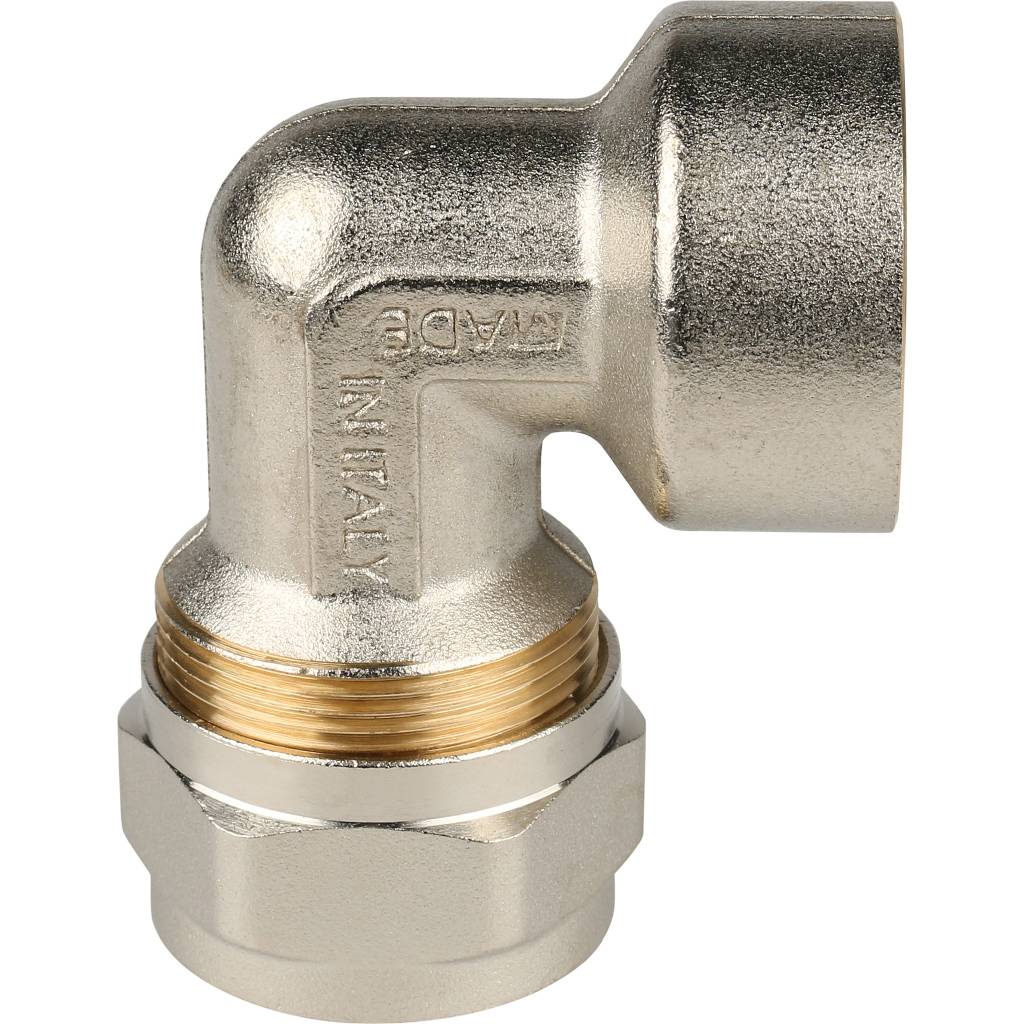 SFS-0007-000126 STOUT Угольник-переходник с внутренней резьбой 1"x26 для металлопластиковых труб винтовой