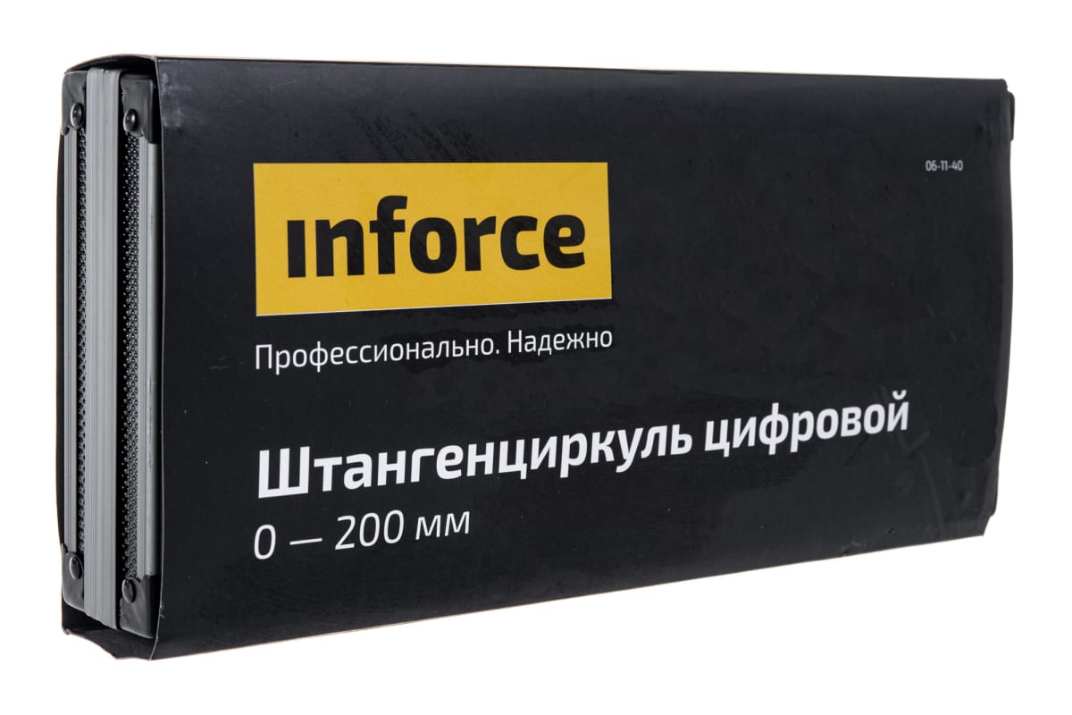 Inforce Штангенциркуль цифровой 0-200мм/0-8"*0.01мм/0.0005" 06-11-40