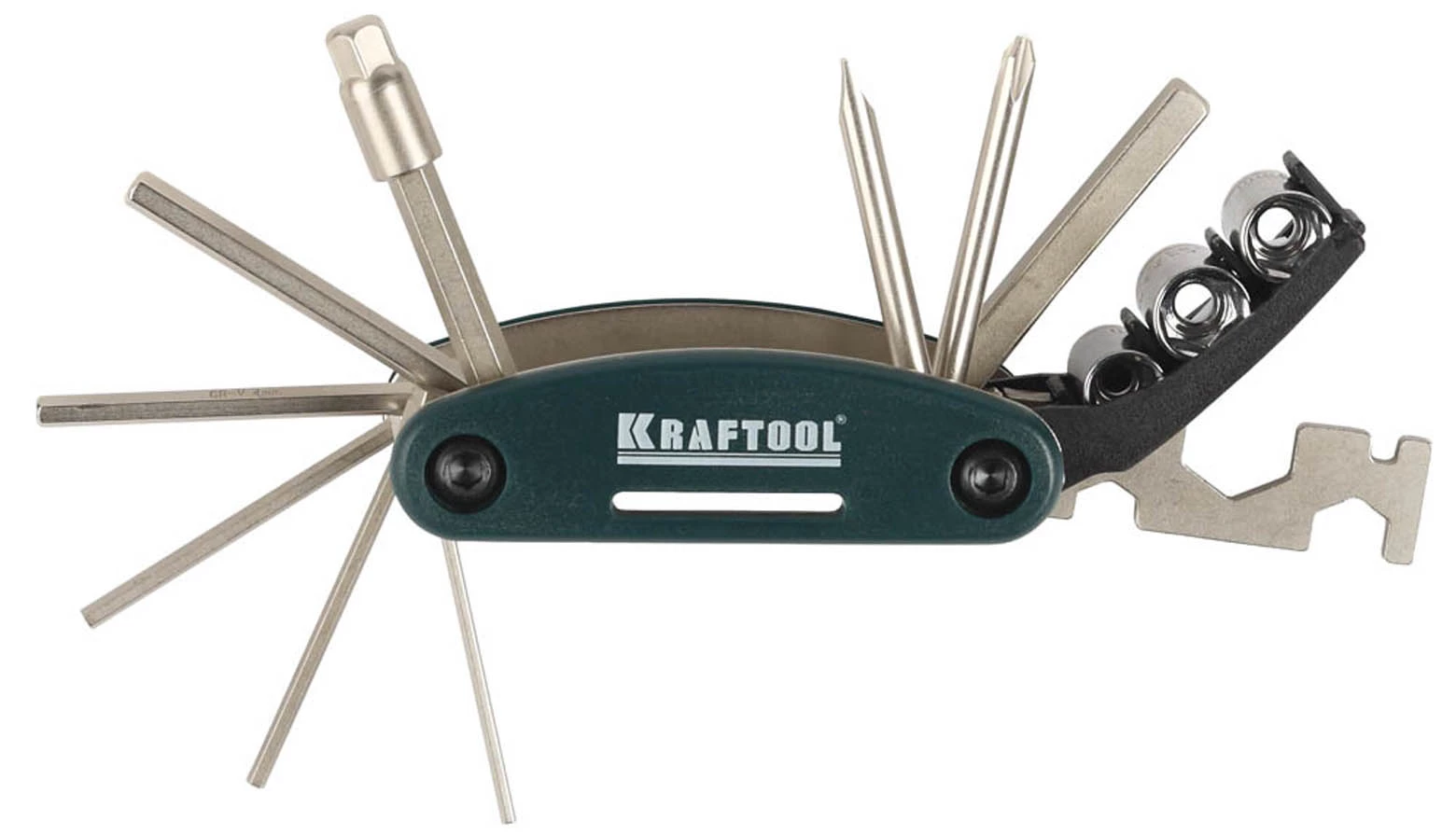 KRAFTOOL 16-в-1, набор для обслуживания велосипеда 26182-H16 EXPERT