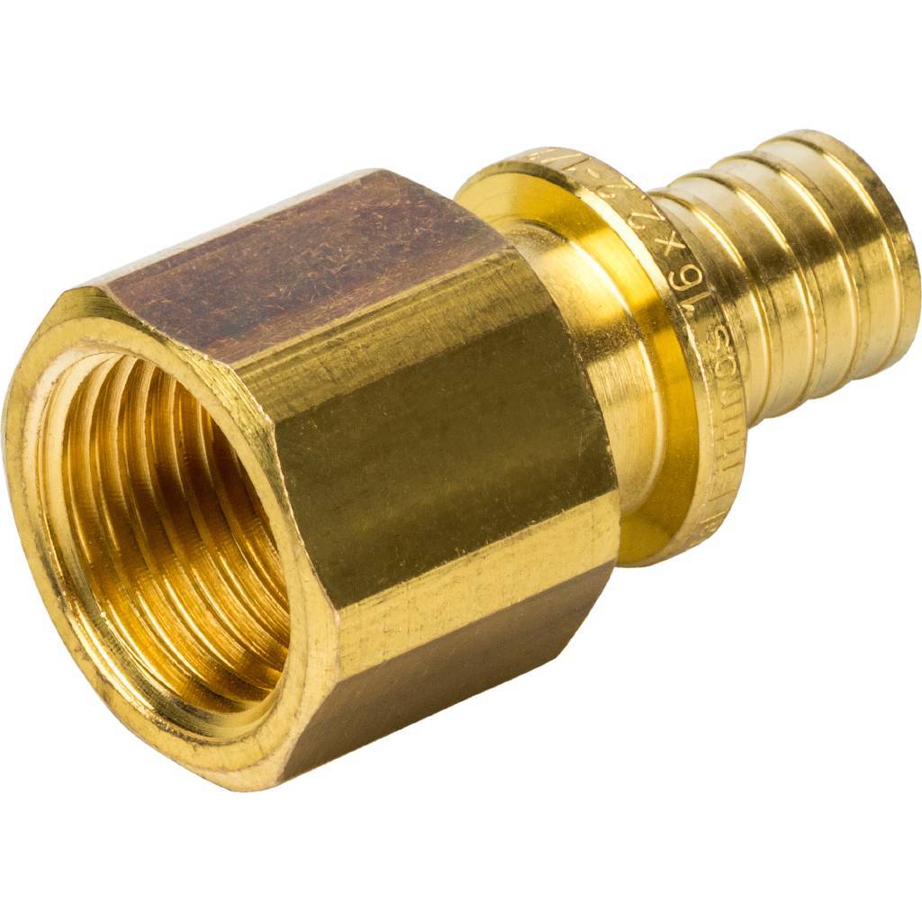 SFA-0002-001612 STOUT Переходник с внутренней резьбой 16xG 1/2" для труб из сшитого полиэтилена аксиальный