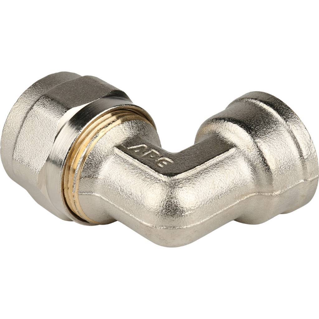 SFS-0007-001220 STOUT Угольник-переходник с внутренней резьбой 1/2"х20 для металлопластиковых труб винтовой