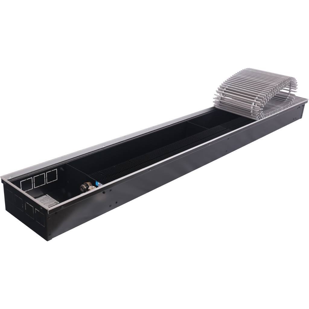 SCN-1100-1124160 STOUT Конвектор внутрипольный SCN 110.240.1600 (Решётка роликовая, анодированный алюминий)