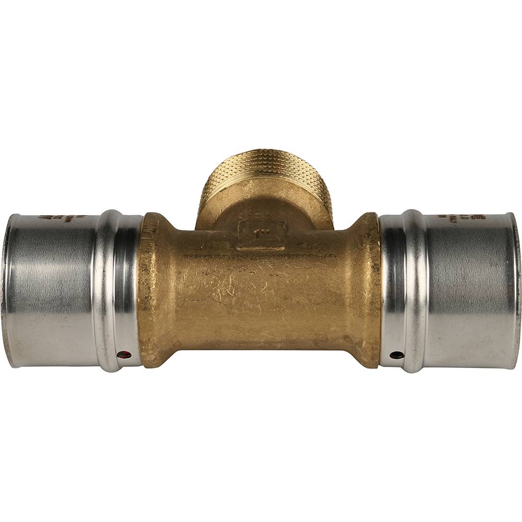 SFP-0008-320132 STOUT Тройник-переходник с наружной резьбой 32х1"х32 для металлопластиковых труб прессовой