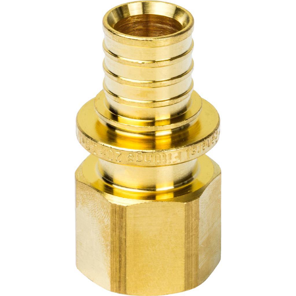 SFA-0002-002012 STOUT Переходник с внутренней резьбой 20xG 1/2" для труб из сшитого полиэтилена аксиальный