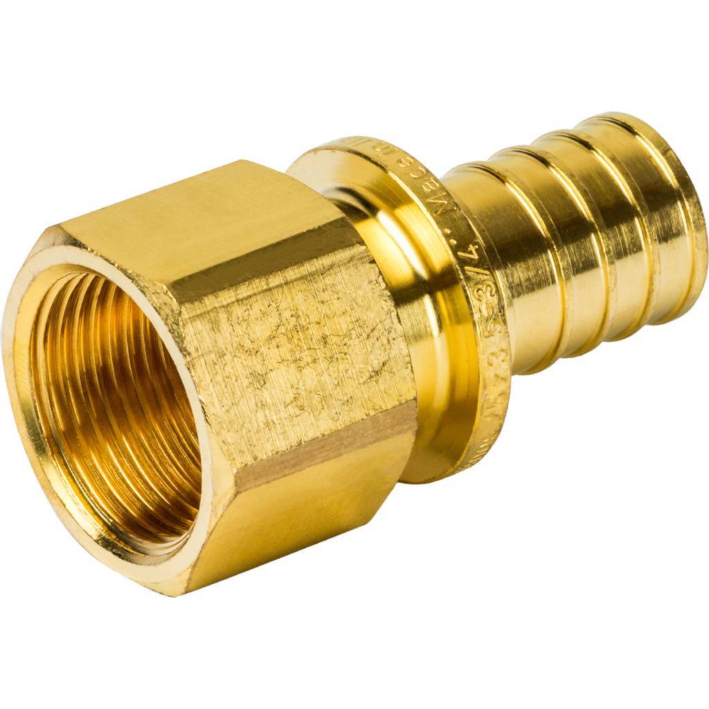 SFA-0002-002534 STOUT Переходник с внутренней резьбой 25xG 3/4" для труб из сшитого полиэтилена аксиальный