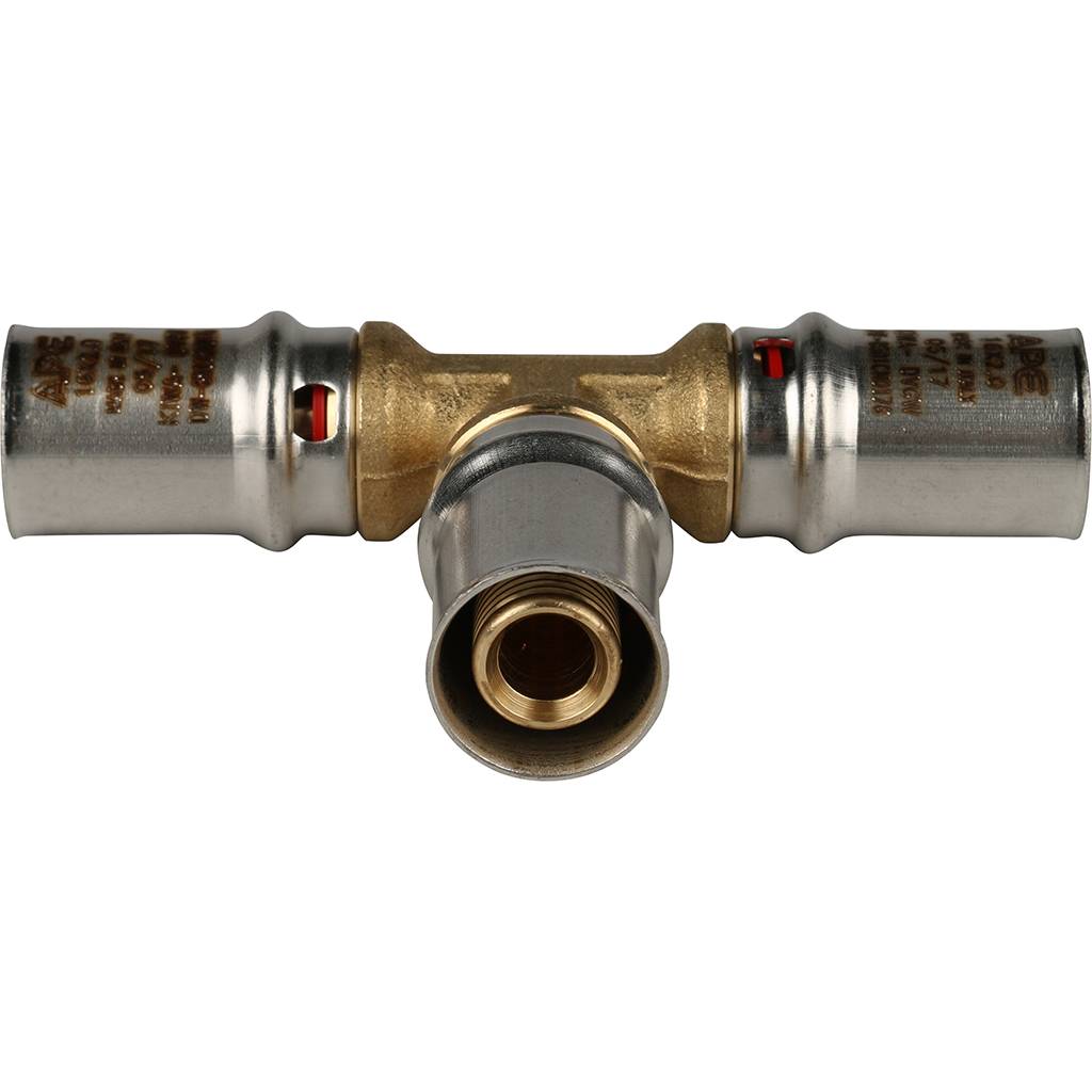 SFP-0006-161616 STOUT Тройник равнопроходный 16х16х16 для металлопластиковых труб прессовой