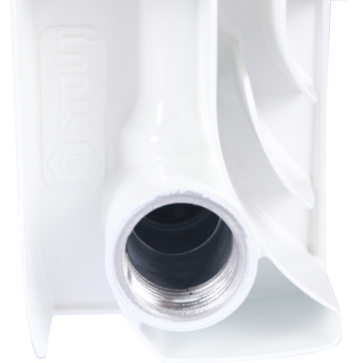 SRB-0310-050011 STOUT Space 500 11 секций радиатор биметаллический боковое подключение RAL9016