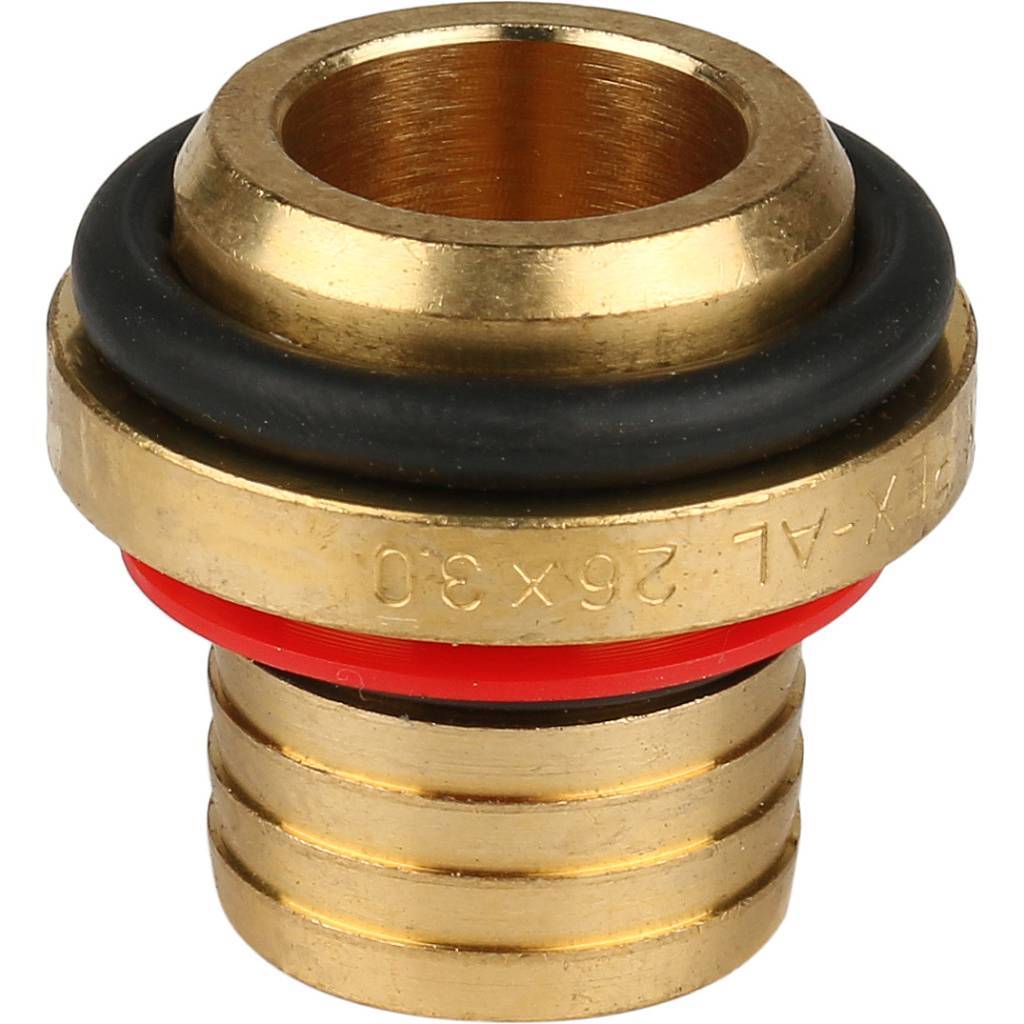 SFS-0007-003426 STOUT Угольник-переходник с внутренней резьбой 3/4"х26 для металлопластиковых труб винтовой