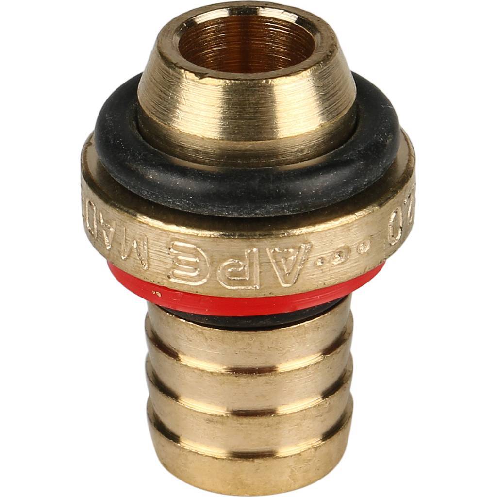 SFS-0001-003416 STOUT Переходник с наружной резьбой 3/4"х16 для металлопластиковых труб винтовой