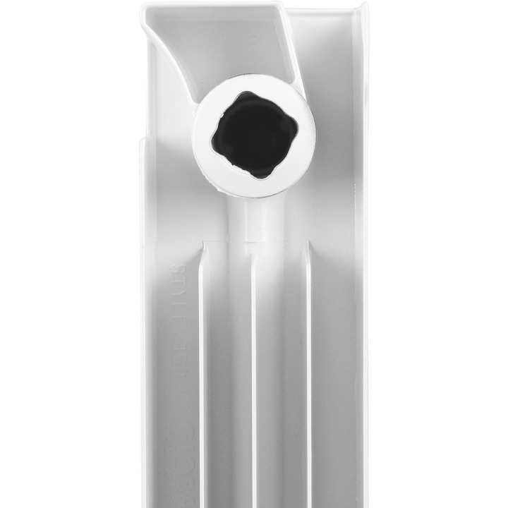 SRB-0110-035012 STOUT STYLE 350 12 секций радиатор биметаллический боковое подключение (белый RAL 9010)