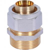 SFS-0001-011432 STOUT Переходник с наружной резьбой 1 1/4"х32 для металлопластиковых труб винтовой