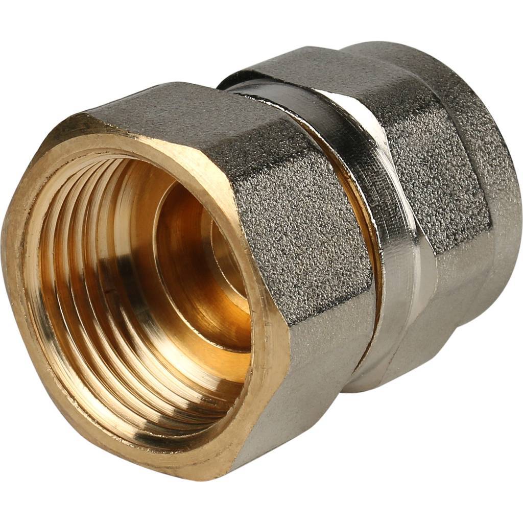 SFS-0002-003420 STOUT Переходник с внутренней резьбой 3/4"х20 для металлопластиковых труб винтовой