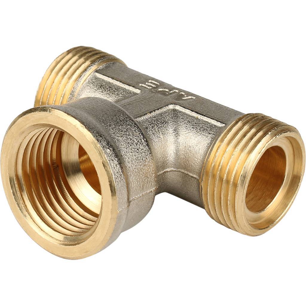 SFS-0012-001216 STOUT Тройник-переходник с внутренней резьбой 1/2"х16 для металлопластиковых труб винтовой