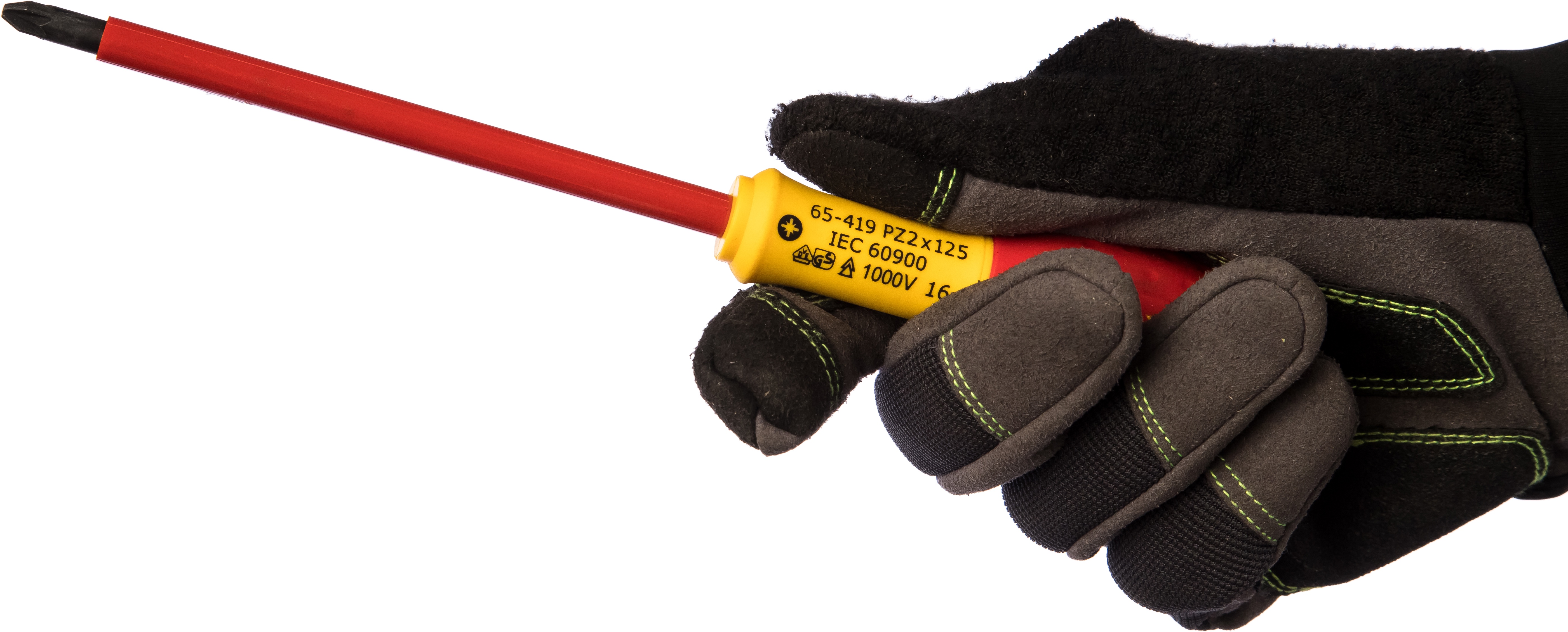 Диэлектрическая отвертка FATMAX 1000V PZ2х125 мм Stanley 0-65-419