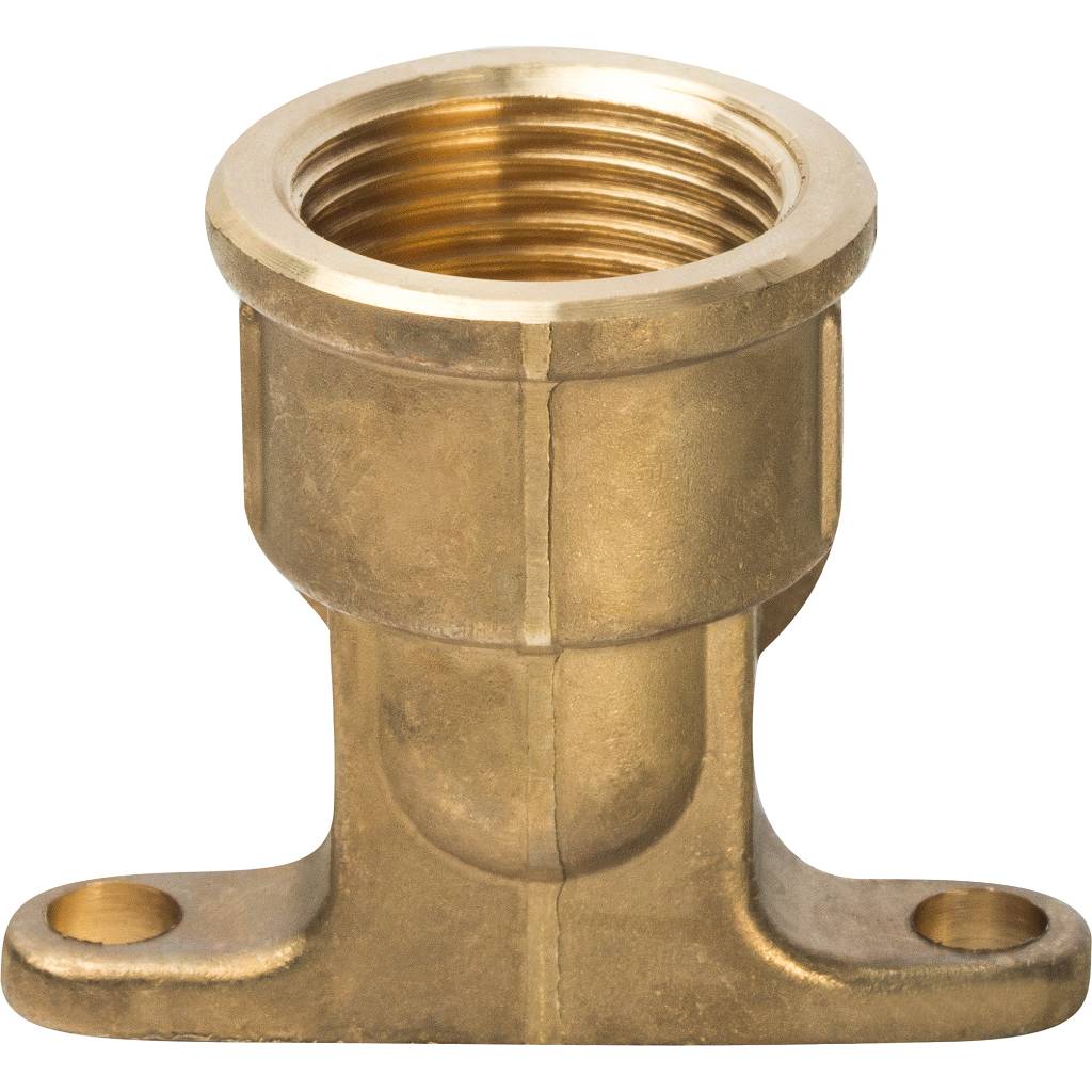 SFA-0009-002534 STOUT Угольник настенный с креплением 25xRp 3/4" для труб из сшитого полиэтилена аксиальный