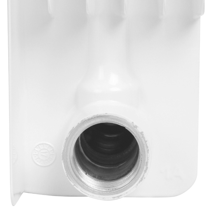 SRB-0310-050005 STOUT Space 500 5 секций радиатор биметаллический боковое подключение RAL9016