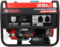 Портативный бензиновый генератор A-iPower A3100E