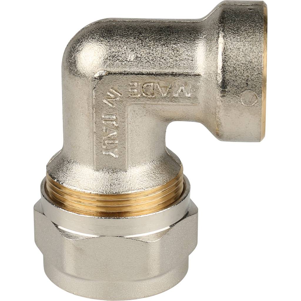 SFS-0007-003426 STOUT Угольник-переходник с внутренней резьбой 3/4"х26 для металлопластиковых труб винтовой