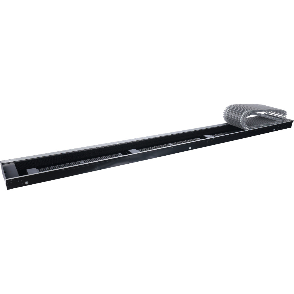 SCQ-1100-0724250 STOUT Конвектор внутрипольный SCQ 75.240.2500 (Решётка роликовая, анодированный алюминий)