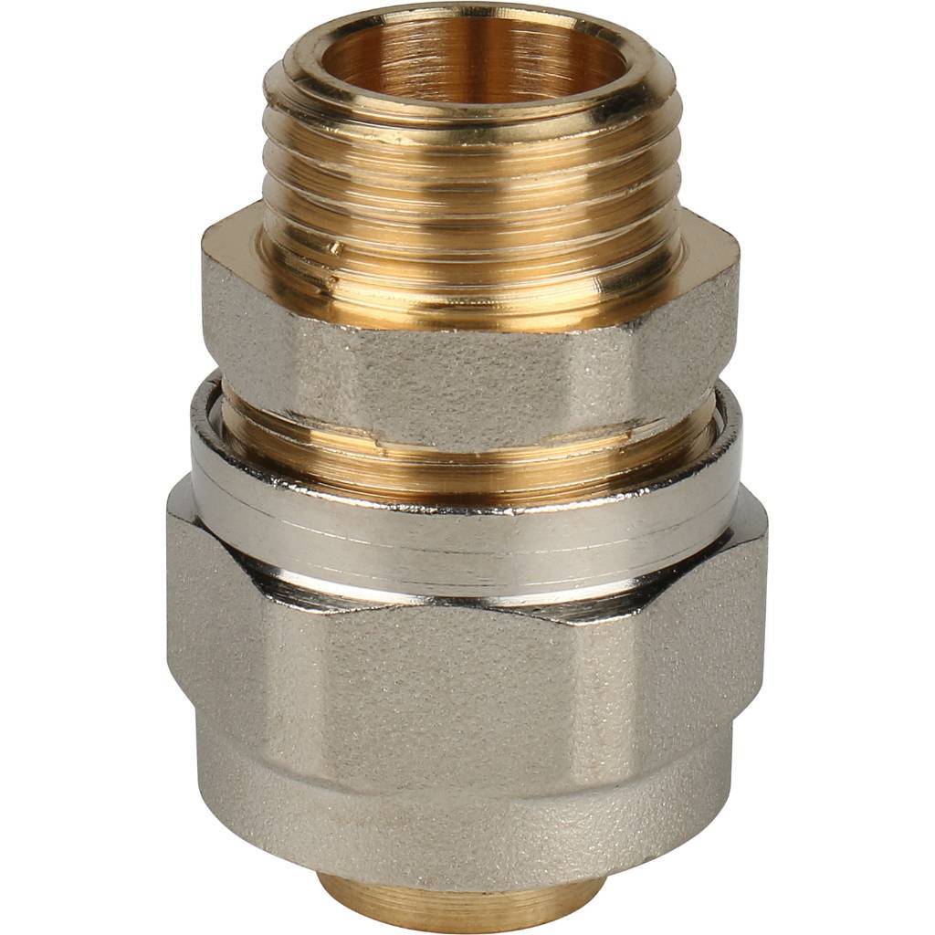 SFS-0001-001220 STOUT Переходник с наружной резьбой 1/2"х20 для металлопластиковых труб винтовой