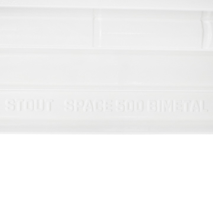 SRB-0310-050012 STOUT Space 500 12 секций радиатор биметаллический боковое подключение RAL9016