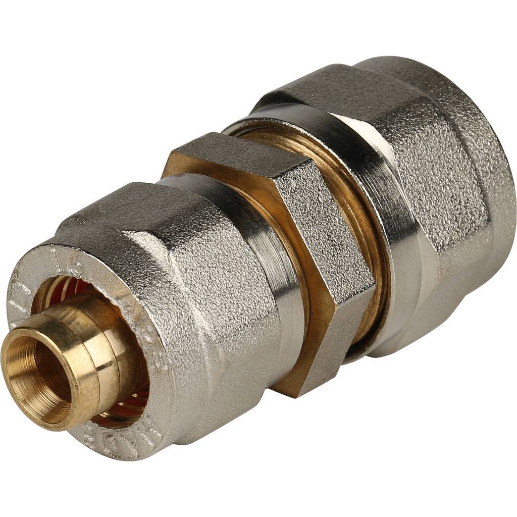 SFS-0004-002016 STOUT Муфта соединительная переходная 20x16 для металлопластиковых труб винтовой