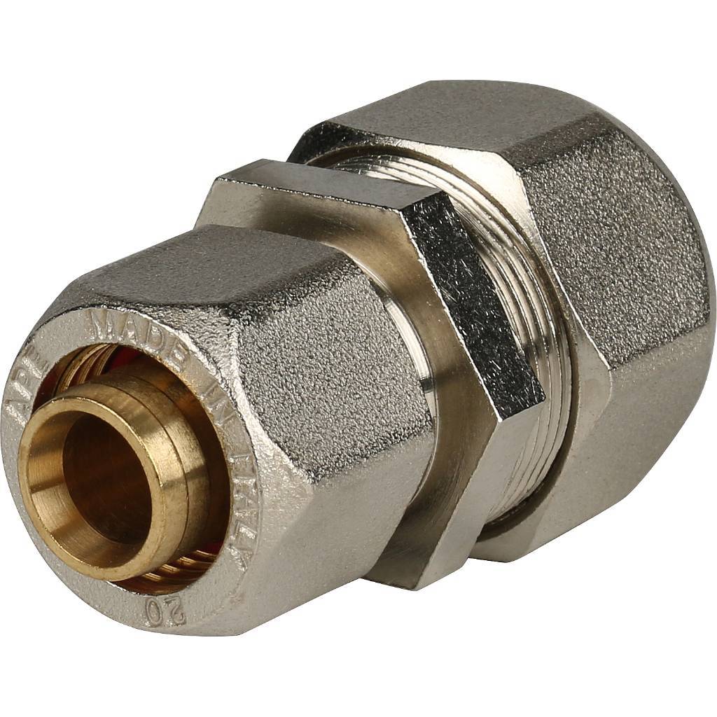 SFS-0004-002620 STOUT Муфта соединительная переходная 26x20 для металлопластиковых труб винтовой