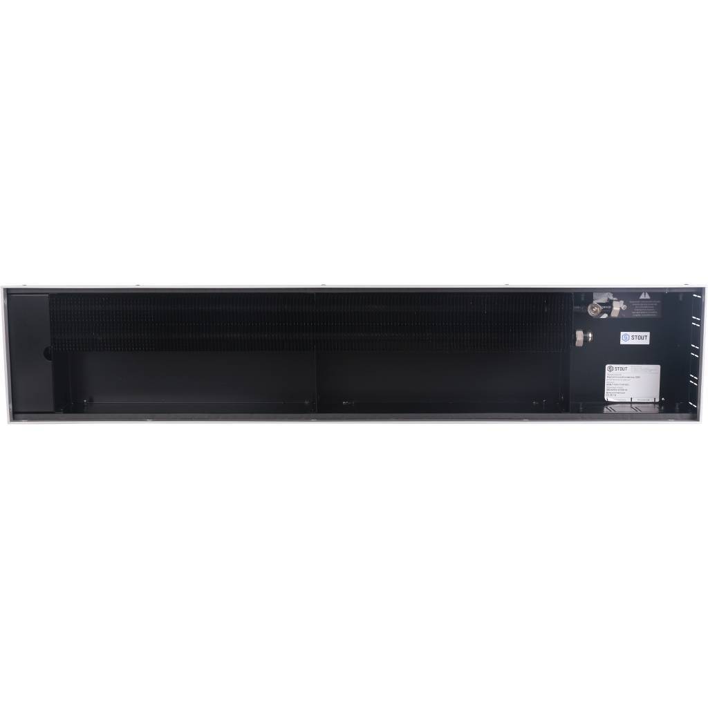 SCN-1100-1124120 STOUT Конвектор внутрипольный SCN 110.240.1200 (Решётка роликовая, анодированный алюминий)