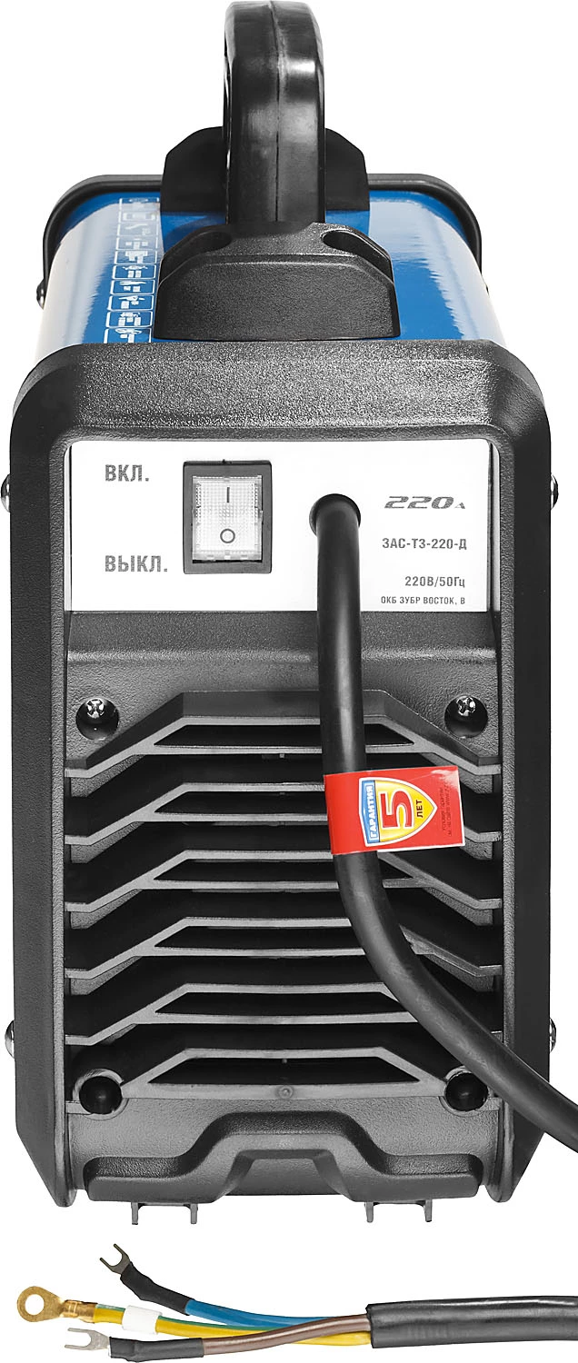 ЗУБР 10-220 А, ММА, IGBT, инвертор сварочный ЗАС-Т3-220-Д Профессионал