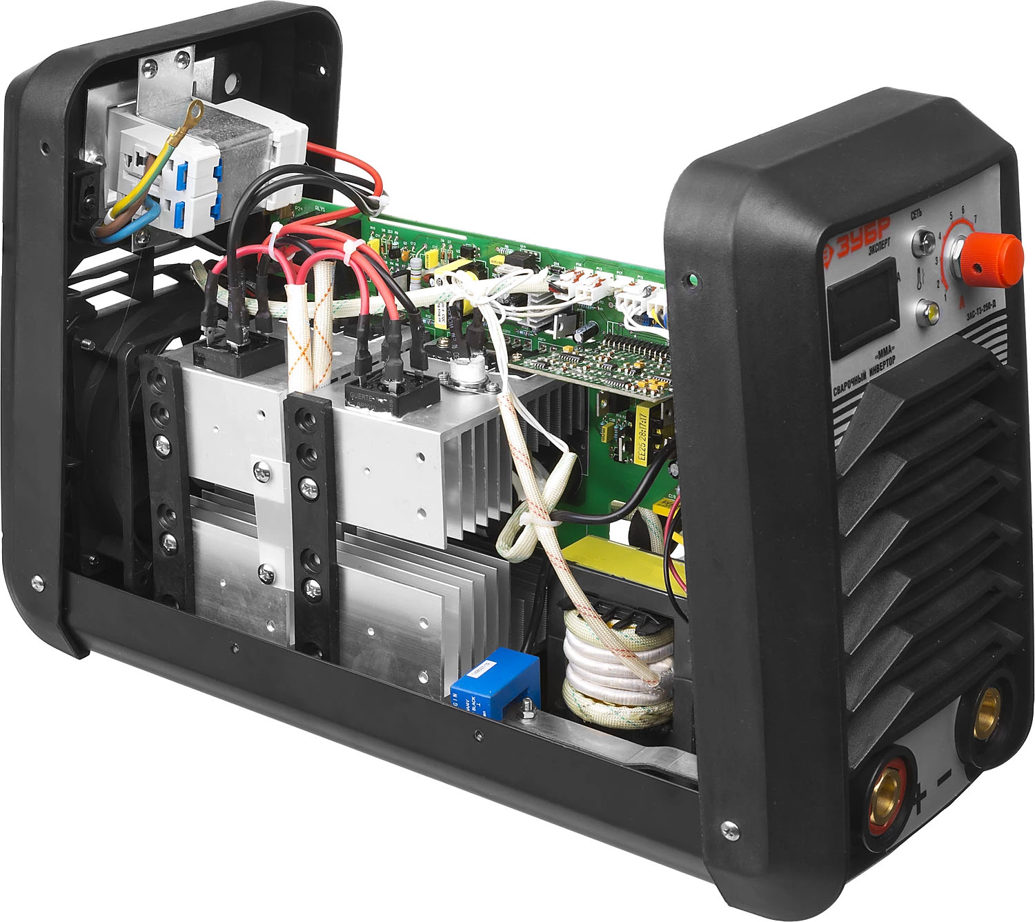 ЗУБР 10-220 А, ММА, IGBT, инвертор сварочный ЗАС-Т3-220-Д Профессионал