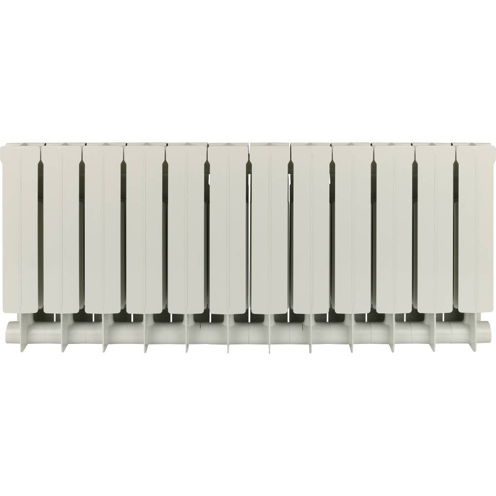 Global STYLE PLUS 350 12 секций радиатор биметаллический боковое подключение (белый RAL 9010)