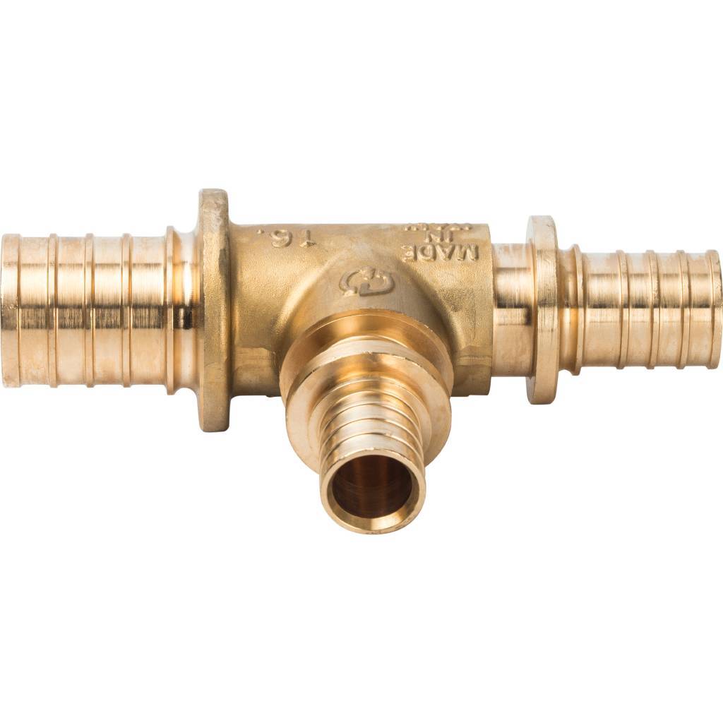 SFA-0014-322025 STOUT Тройник переходной 32x20x25 для труб из сшитого полиэтилена аксиальный