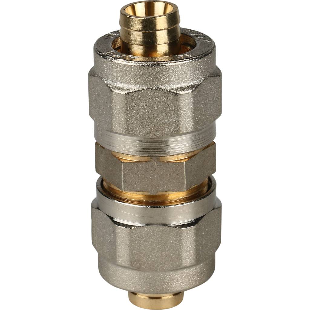 SFS-0005-000016 STOUT Муфта соединительная 16х16 для металлопластиковых труб винтовой