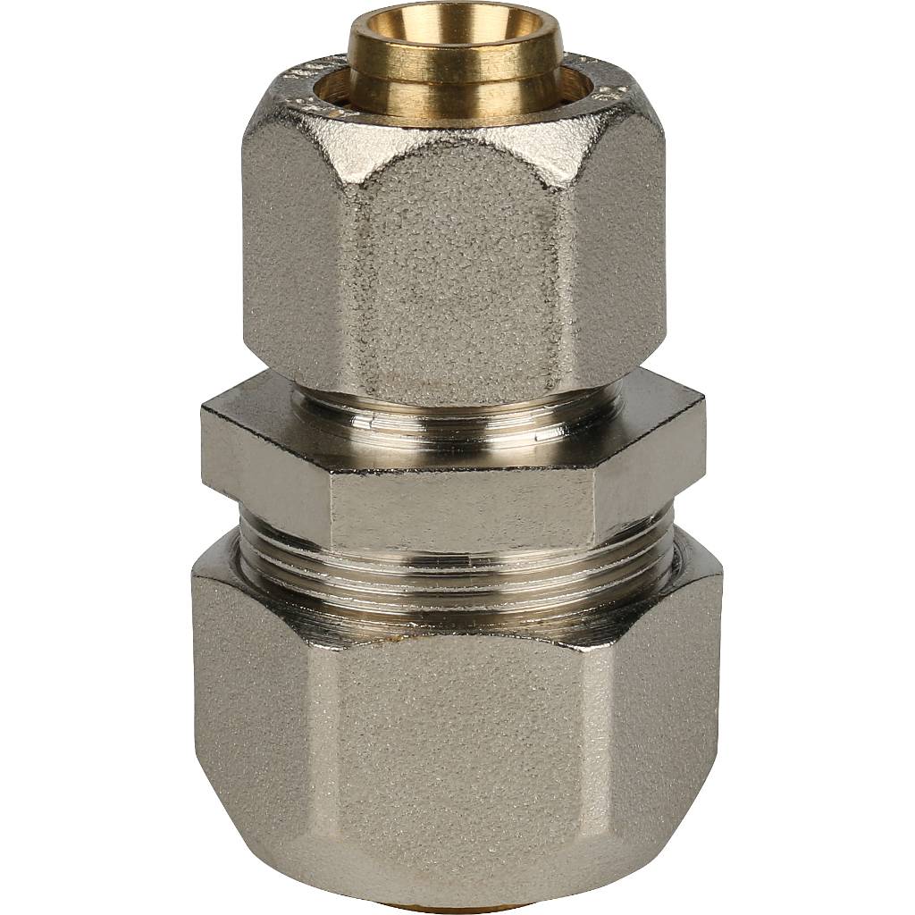 SFS-0004-002620 STOUT Муфта соединительная переходная 26x20 для металлопластиковых труб винтовой