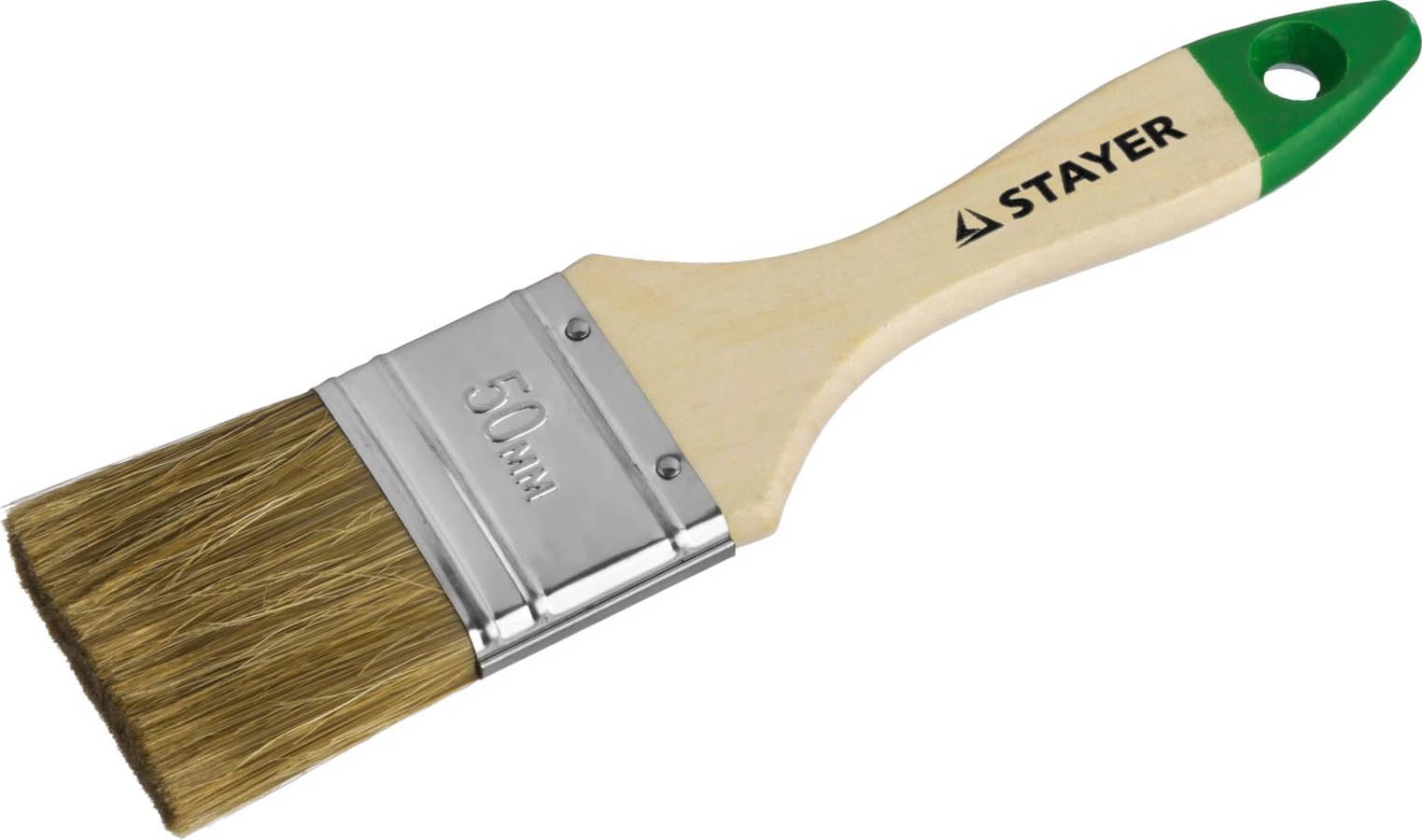 STAYER 50 мм, 2", щетина смешанная, кисть плоская LASUR-STANDARD 01031-50