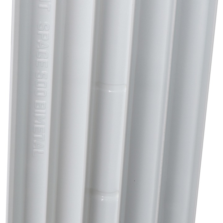 SRB-0310-050013 STOUT Space 500 13 секций радиатор биметаллический боковое подключение RAL9016