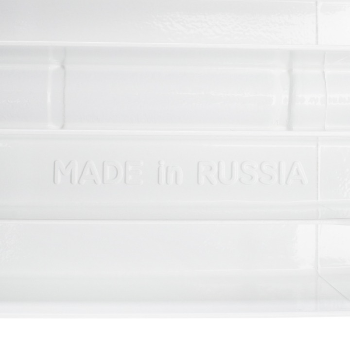 SRB-0310-050010 STOUT Space 500 10 секций радиатор биметаллический боковое подключение RAL9016