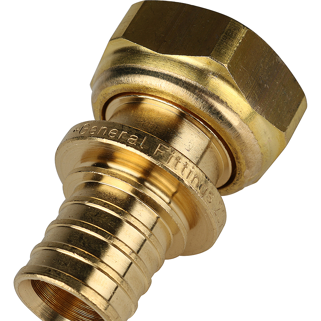 SFA-0019-002034 STOUT Переходник с накидной гайкой 20xG 3/4" для труб из сшитого полиэтилена аксиальный
