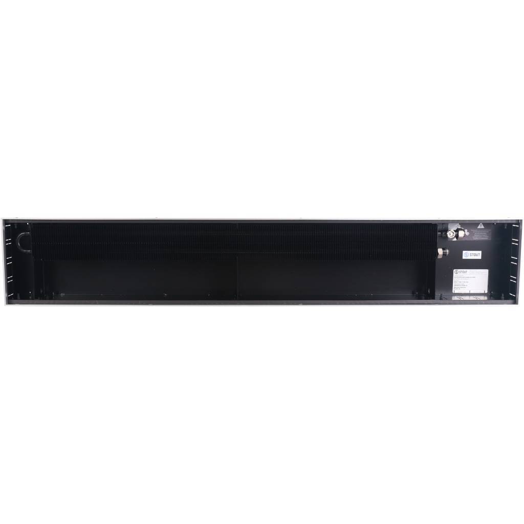 SCN-1100-1124140 STOUT Конвектор внутрипольный SCN 110.240.1400 (Решётка роликовая, анодированный алюминий)