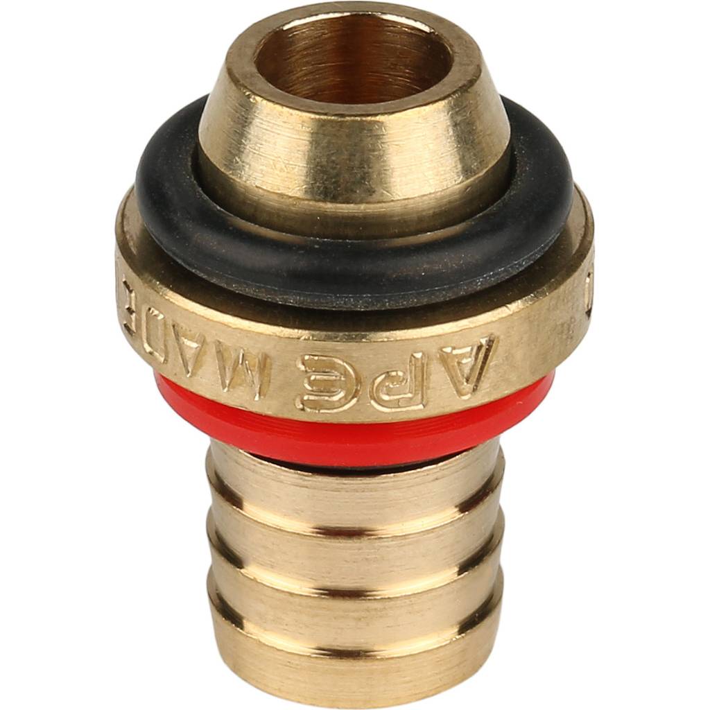 SFS-0011-001216 STOUT Тройник-переходник с наружной резьбой 1/2"х16 для металлопластиковых труб винтовой