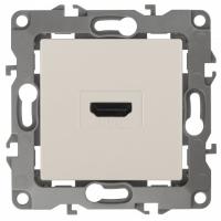 Розетка ЭРА 12-3114-02 HDMI, IP20, 12, слоновая кость Б0027482